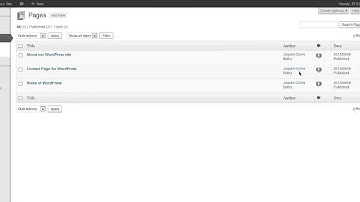 User Permissions part 02 - WordPress Tutorial Video 30 of 62