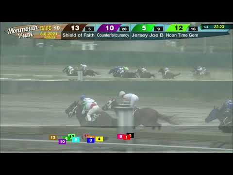 video thumbnail for MONMOUTH PARK 8-8-21 RACE 10