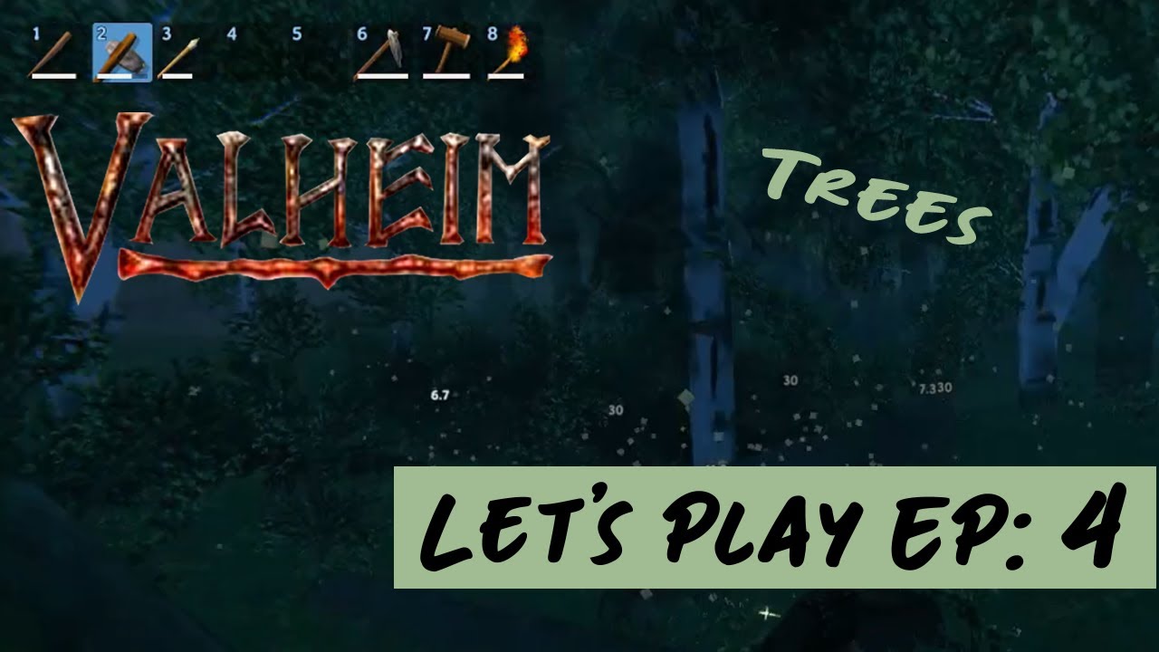 Getting Birch Wood pre-Eikthyr: Valheim Let's Play Ep: 4