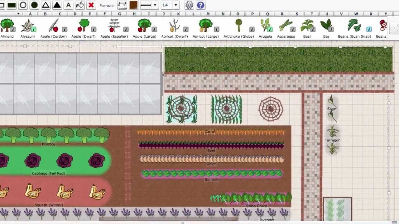 Using The Garden Planner To Plan A Vegetable Garden Youtube