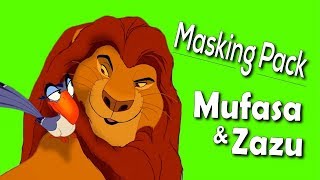 Masking Pack 5 (Mufasa, Zazu, & Simba)