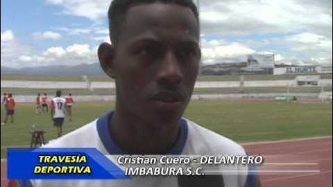 Cristián Cuero la revelación del Imbabura SC, mientras Alex Isama espera su oportunidad