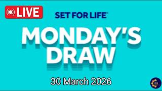 The National Lottery Set For Life Live draw results from Monday 30 March 2026 | tonight's