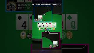PR0DIGY barreling off the king-high vs. NunoAlvarez at 50/100 #pokerplayers #pokeraction
