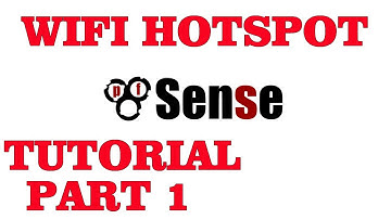 PFSENSE CAPTIVE PORTAL (WIFI HOTSPOT) TUTORIAL PART 1
