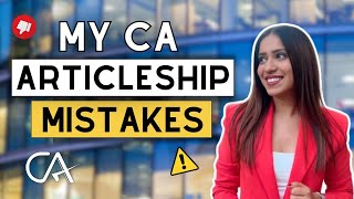 KPMG Articleship Mistakes I made | Big 4 Chartered Accountant