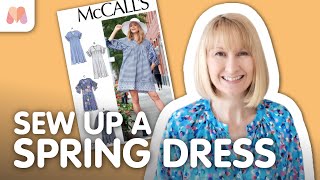 How to Sew McCall’s 7742 | Spring Dress Tutorial