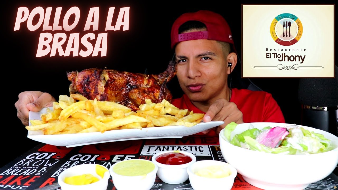 COMIENDO POLLO A LA BRASA DEL TÍO JHONY