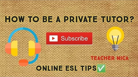 How to be a Private Tutor?