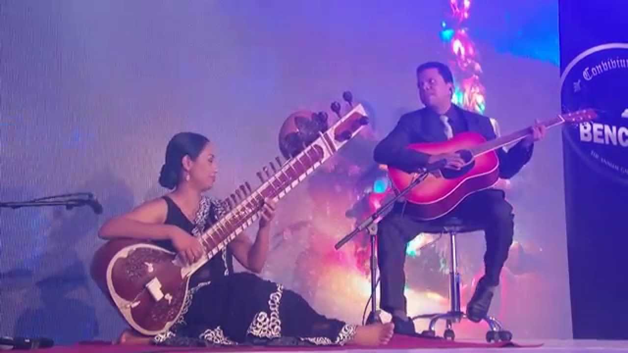 SILENT NIGHT Fusion of Sitar and Guitar YouTube