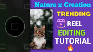 NATURE X CREATION ORIGINAL AUDIO REELS EDITING | INSTAGRAM NEW TRENDING NATURE X CREATION REELS