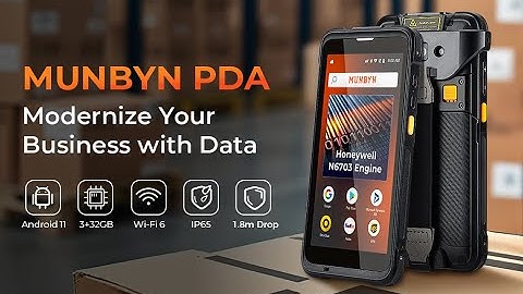 MUNBYN IPDA086 Handheld Computer, Honeywell N6703 Scanner Engine