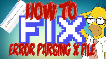 OBS error parsing x file fix