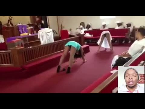 LOOK AT WHAT THESE GIRLS WORE AND DANCE IN CHURCH