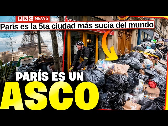 BASURA Y RATAS: París es la 5ta ciudad más SUCIA del mundo y es un ASCO 🤮🇫🇷