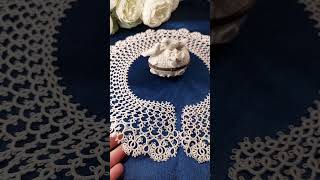 воротник #фриволите #tatting #кружево #ручнаяробота #кружевнойворотник