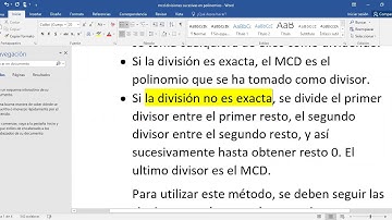 Máximo comun divisor de polinomios con divisiones sucesivas parte 1