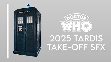 NEW 2025 TARDIS DEMATERIALIZATION SOUND [Including NEW drum beat SFX]