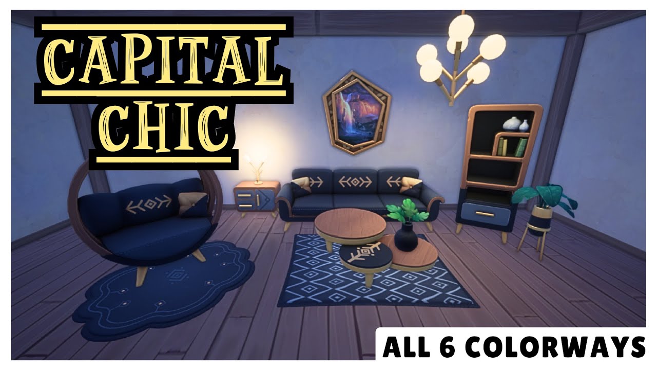 Capital Chic :: ALL COLORS :: Palia Furniture Walkthrough - YouTube