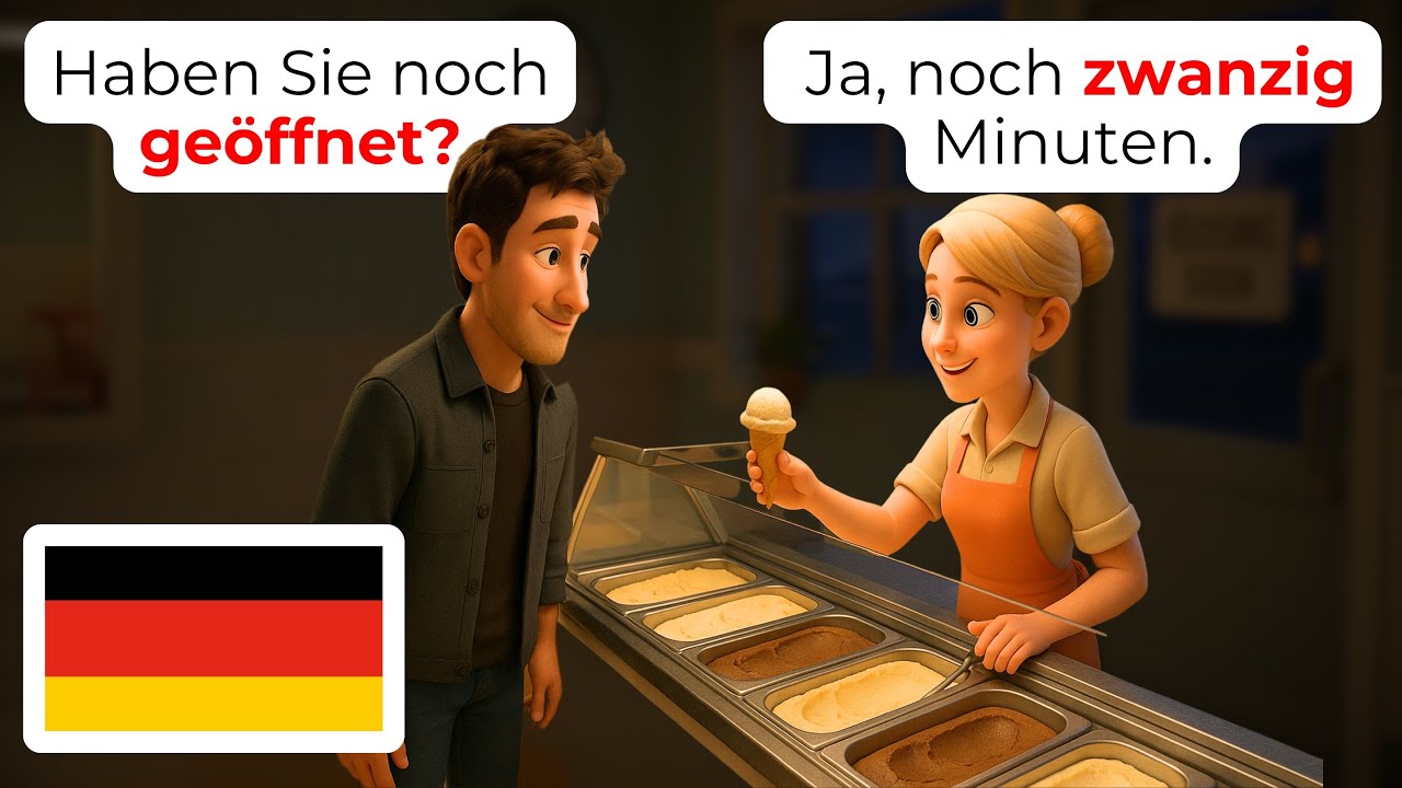 🇩🇪 Освой Заказы Мороженого и Милые Разговоры A1 A2 Учись Немецкому Легко и Быстро
