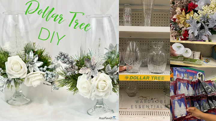 DIY $10 Dollar Tree Dreaming of a White Christmas Centerpiece | Dollar Tree DIY  | DIY Tutorial