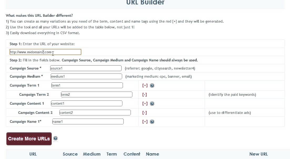 Video Tutorial BlueCaribu URL Builder