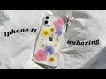 ✨aesthetic white iphone 11 unboxing 2021✨ - cute accessories, asmr || my first phone ever