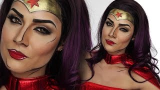 Comic Wonder Woman MakeUp Tutorial For Halloween | SuperHero | Shonagh Scott | ShowMe MakeUp