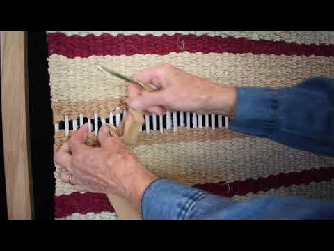 Waldorf Handwork at Home: Weaving on a Stick Loom 