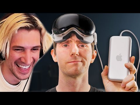 Linus Tried the Apple Vision Pro | xQc Reacts