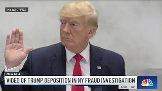 Trump's Deposition in NY Fraud Investigation: 'I Don't Know What I Did Wrong' | NBC New York