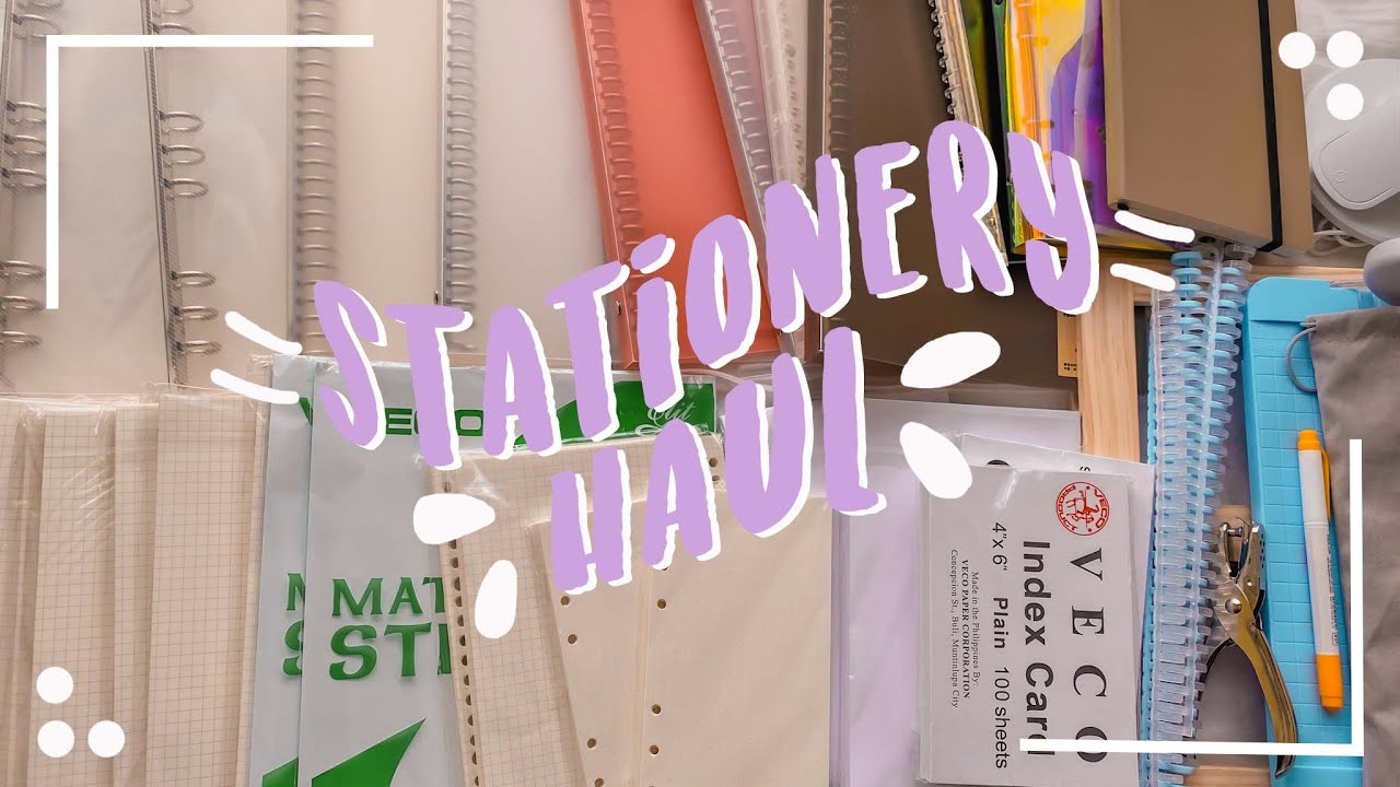 Huge Shopee Stationery Haul