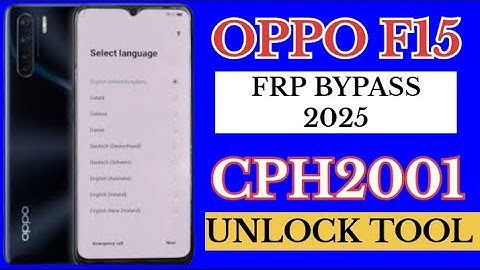Oppo F15 frp Bypass 2025 ll oppo cph2001 frp Bypass unlock tool 🔥 oppo F15 frp unlock tool 2025