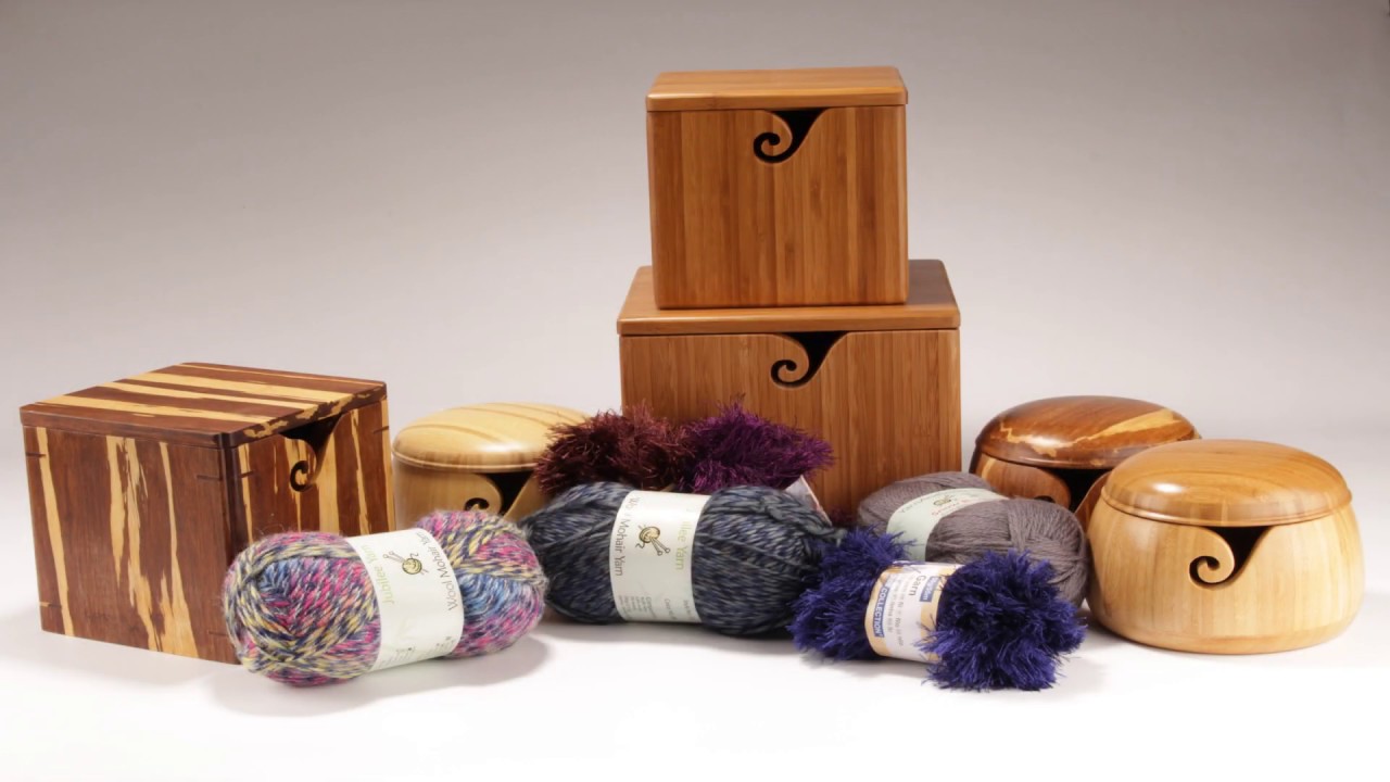 how-to-use-a-yarn-bowl-yarn-holder-demonstration-youtube