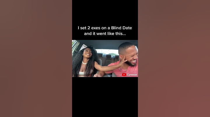 I set 2 toxic exes on a blind date and it went like…😳 #cynesse #blinddate