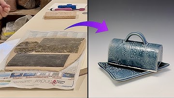 769. Slab Build a Covered Butter Dish with Hsin-Chuen Lin~ A Class Demo at PAAC