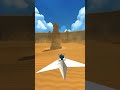Çölde Kağıt Uçakla Uçmak mı? 🏜️✈️ Riding a Paper Airplane in the Desert! #shorts