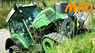 Fendt 200 Vario e Massey Ferguson 3600 al lavoro tra i filari di vite