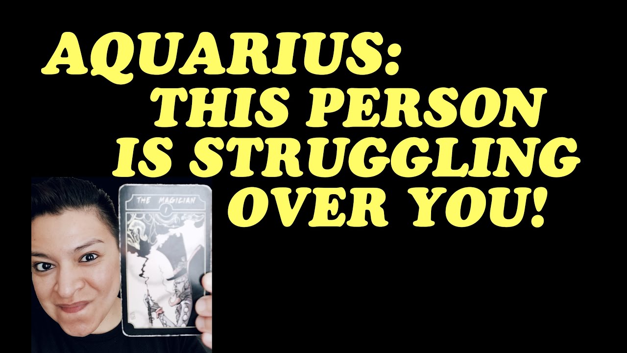 AQUARIUS MARCH 2021 THIS PERSON IS STRUGGLING OVER YOU - LOVE TAROT READING