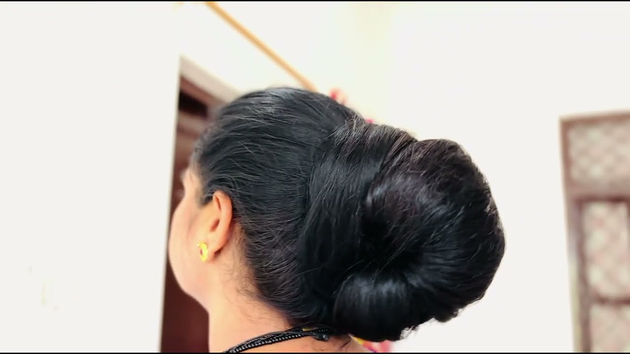 long hair bun making by Indian long hair women & play🙂@MRDLonghairUttarakhand