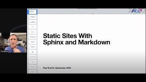 Static Sites with Sphinx and Markdown by Paul Everitt