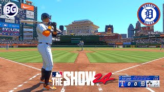 MLB The Show 24 Detroit Tigers vs Texas Rangers  Gameplay PS5 60fps HD