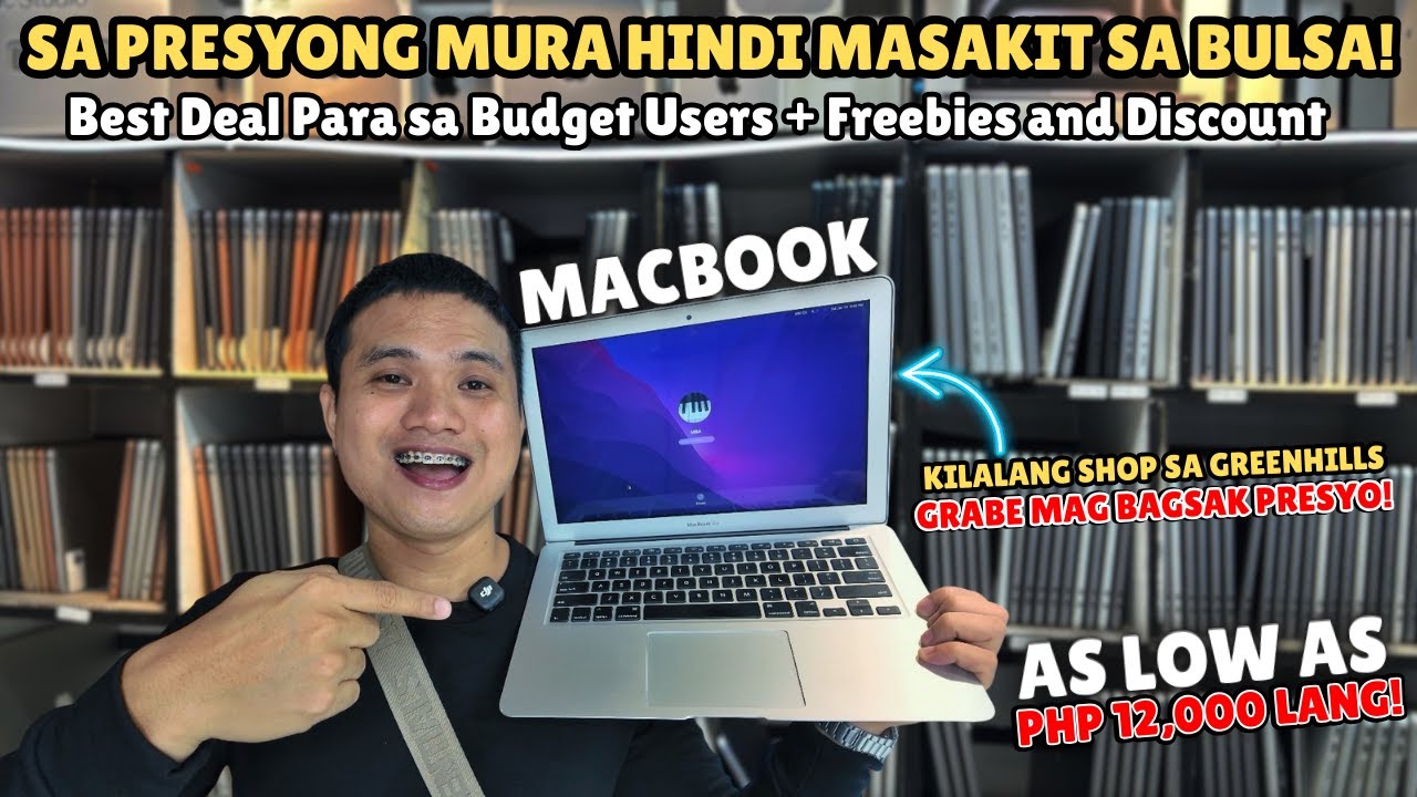 Ganito Kababa ang Price For only ₱12,000 May Macbook Kana! Kilalang Bilihan sa Greenhills!
