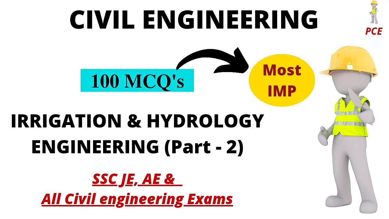 Irrigation & hydrology mcq (Part 2) Civil engineering mcq ssc je