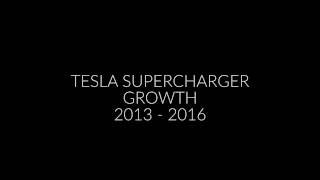 Tesla Supercharger Growth: 2013 to Present