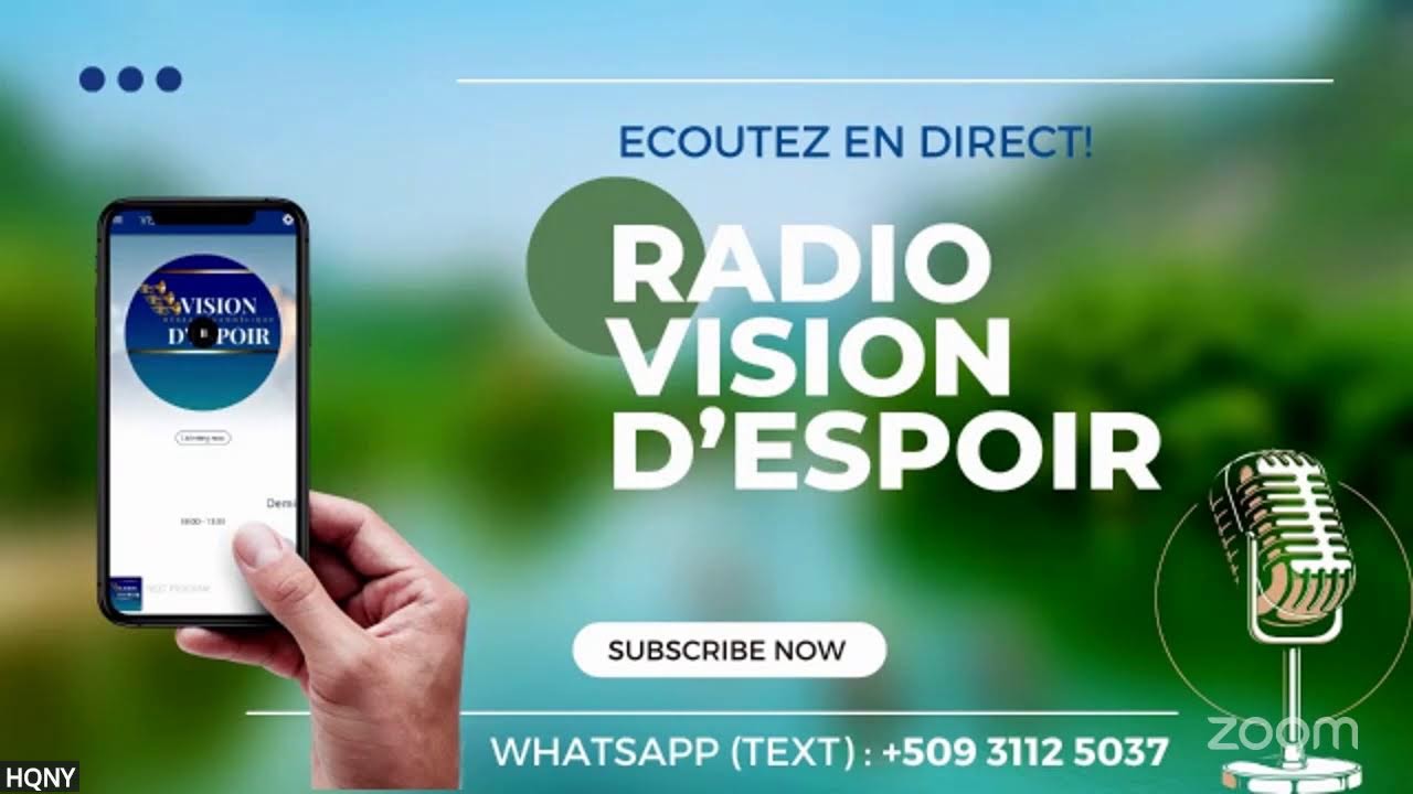 Ecoutez la Radio Vision D'Espoir en Direct | | VISION D'ESPOIR TV
