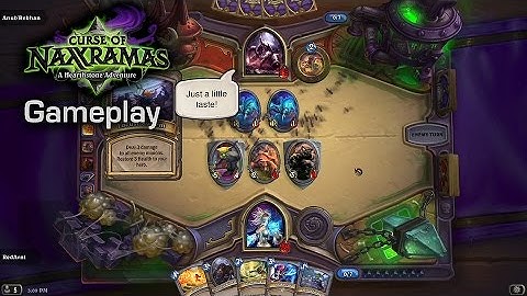 First Boss in the Arachnid Quarter - Hearthstone: Curse of Naxxramas