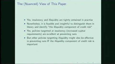Stephen Morris | Illiquidty Component of Credit Risk