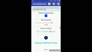 Camera Watermark - Instant Photo Watermarking App screenshot 5
