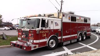 PGFD Rescue Squad 814, Chief 814 Bravo & Chief 801 Responding